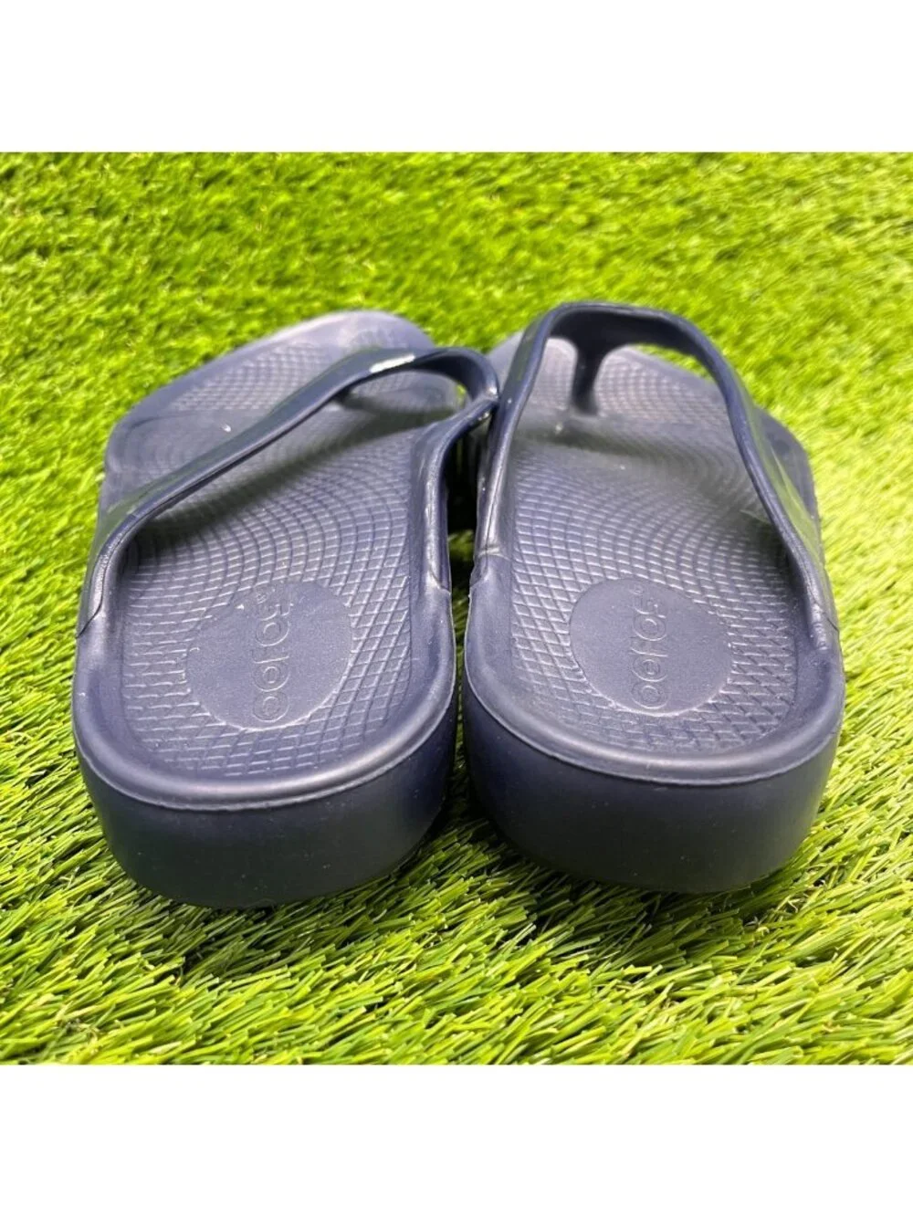 OOFOS OOriginal Womens Size 9 Blue Beach Casual Outdoor Recovery Thong Sandals